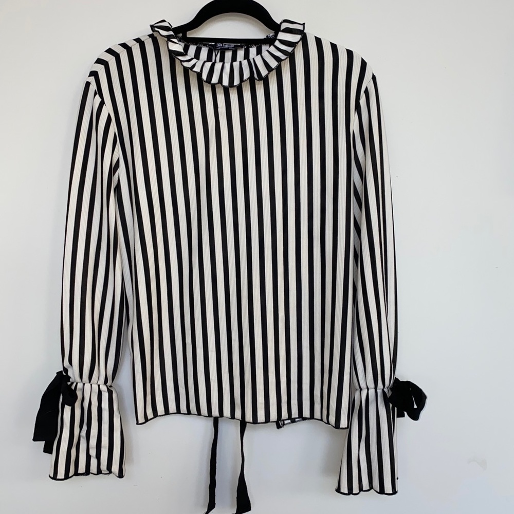 Black & white striped shirt